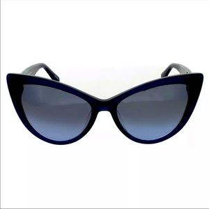 NWOT Kate Spade Karina Smoke Blue Cateye Sunglasses 💙